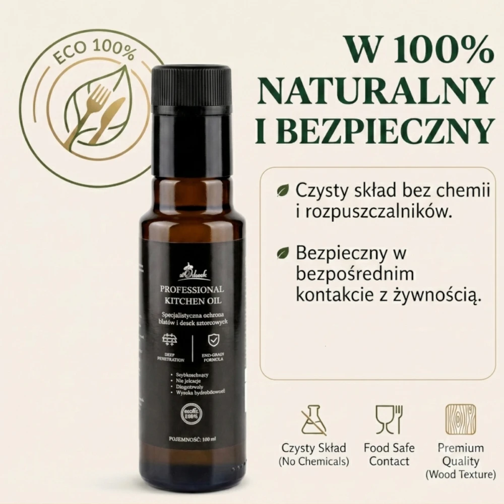 Stodesek Professional Kitchen Oil 100ml – Olej do Desek Sztorcowych