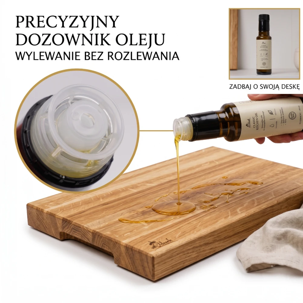 Stodesek Classic Kitchen Oil 250ml – Wydajny olej do desek do krojenia