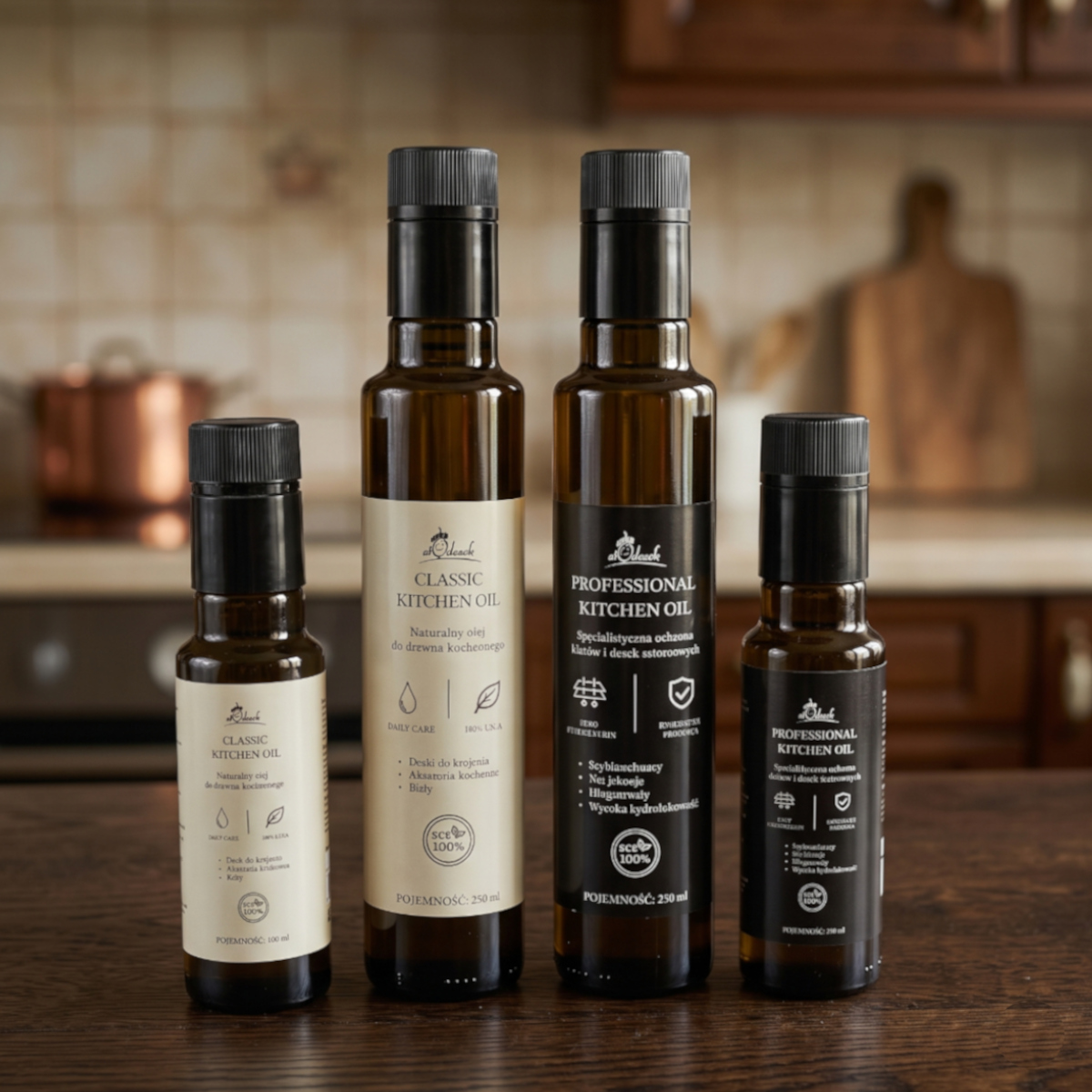 Stodesek Classic Kitchen Oil 250ml – Wydajny olej do desek do krojenia